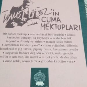 CUMA MEKTUPLARI II/İsmet ÖZEL