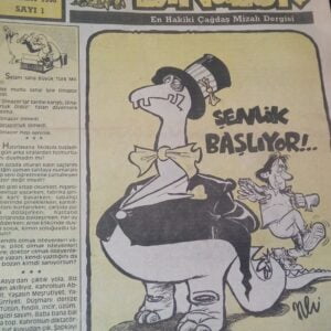 Dinazor En Hakiki Çağdaş Mizah Dergisi- Sayı 1-31 Mart 1990