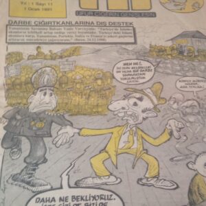 FİT Aylık Mizah Dergisi sayı 11-1 OCAK 1991