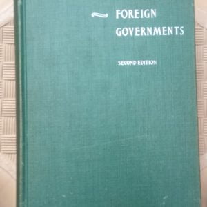 FOREIGNE GOVERMENTS/Edıted by Fritz Morsteın Marx