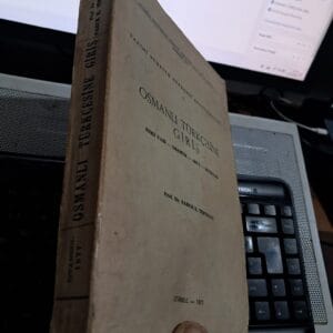 OSMANLI TÜRKÇESİNE GİRİŞ I /Prof.Dr.Faruk.K.TİMURTAŞ
