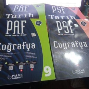PALME YAYINEVİ 9.SINIF TARİH -COĞRAFYA DERS ANLATIM VE SORU FÖYLERİ(4 KİTAP)