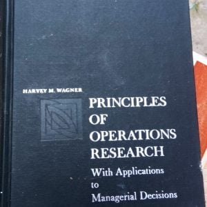 PRINCIPLES OF OPERATION RESEARCH/Harwey M.Wagner