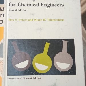 Plant Design and Economics for Chemical Engineers Second Edıtıon/Max S.Peters-Klaus D.Timmerhaus