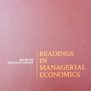 READINGS IN MANAGERIAL ECONOMICS/Krıstıan S.PALDA