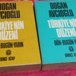TÜRKİYE'NİN DÜZENİ(DÜN-BUGÜN-YARIN)1-2 Cilt Takım/Doğan AVCIOĞLU