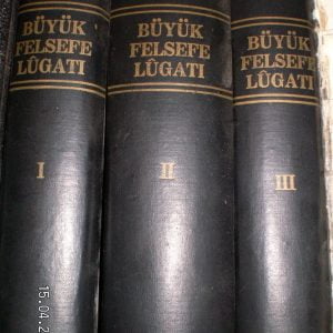 BÜYÜK FELSEFE LÜGATI(3 Cilt Takım)-Mustafa Namık ÇANKI