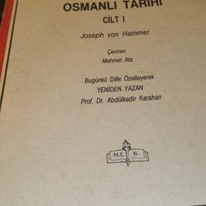OSMANLI TARİHİ-Cilt I-II/ Joseph V.Hammer